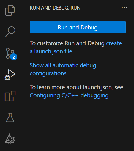 run and debug